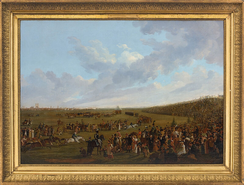 Peter Hess, Das Pferderennen auf dem Münchner Oktoberfest 1810, um 1810