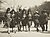 Philipp Kester, Karfreitag in Madrid – Vier Frauen beim Bummel mit Mantillen, schwarzen Spitzenschleiern, um 1925
