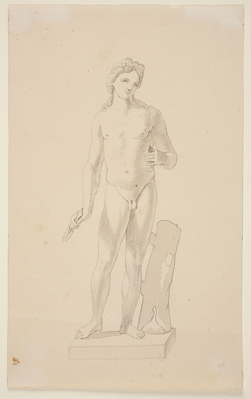 Max von Widnmann, Statue eines Apollo, um 1835