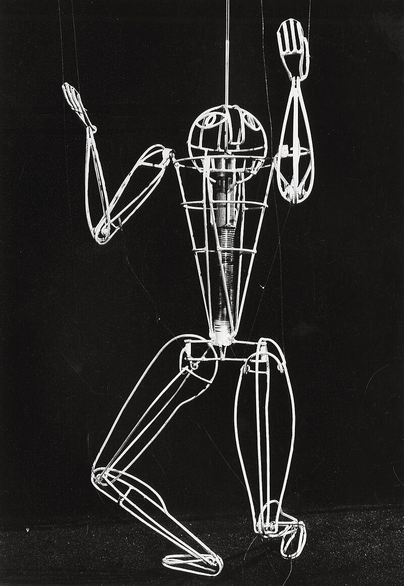 Ben Vornholt, Marionette „Drahtmann“ mit einziehbarem Kopf, 1959