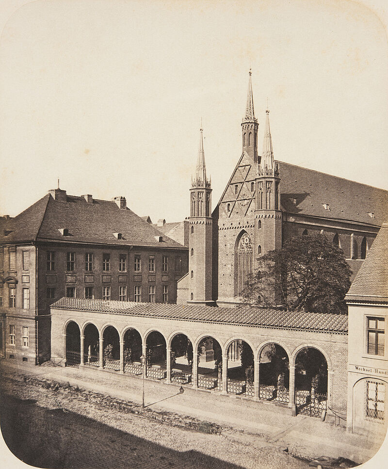 Leopold Ahrendts, Kirche mit Arkaden, 1856–1858