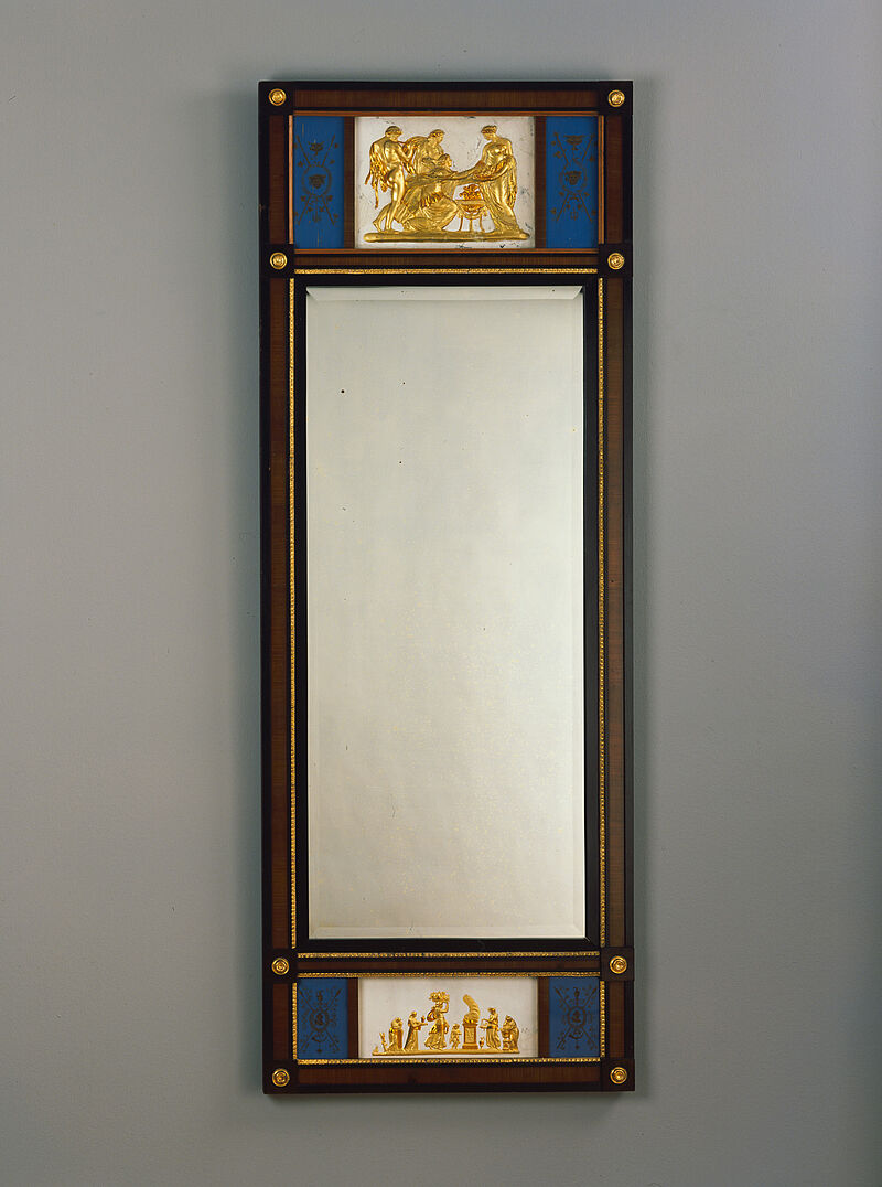 Trumeauspiegel mit Reliefschmuck, um 1805