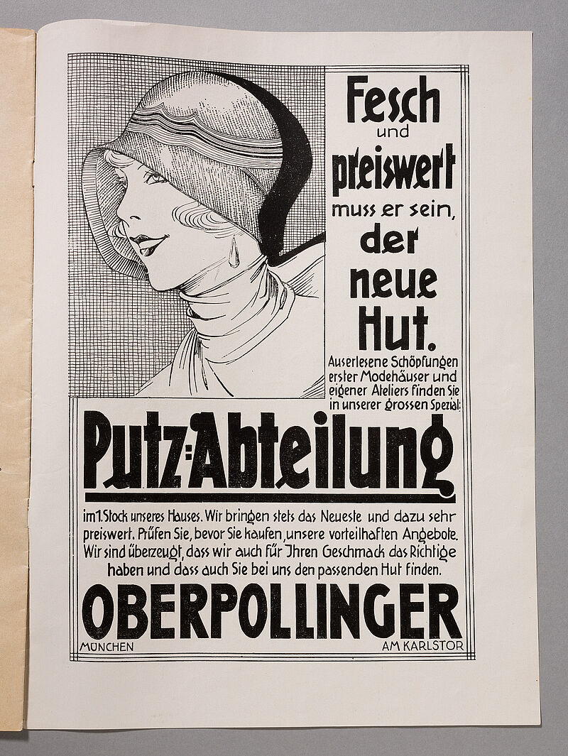 Ullstein Verlag, Erika Meurer, Kaufhauskatalog: Die Mode im Mai, Modenblatt des Hauses Oberpollinger-München, Mai 1929