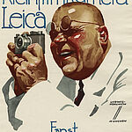 Ludwig Hohlwein, „Kleinfilmkamera Leica / Ernst Leitz Wetzlar“ (Originaltitel), um 1925