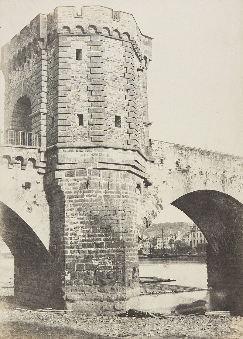 Charles Marville, Koblenz, Brücke über die Mosel, 1852/1853