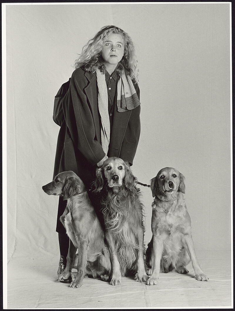 Kerstin Schuhbaum, o. T. (Hunde und ihre Besitzer – 3 Hunde), 1989