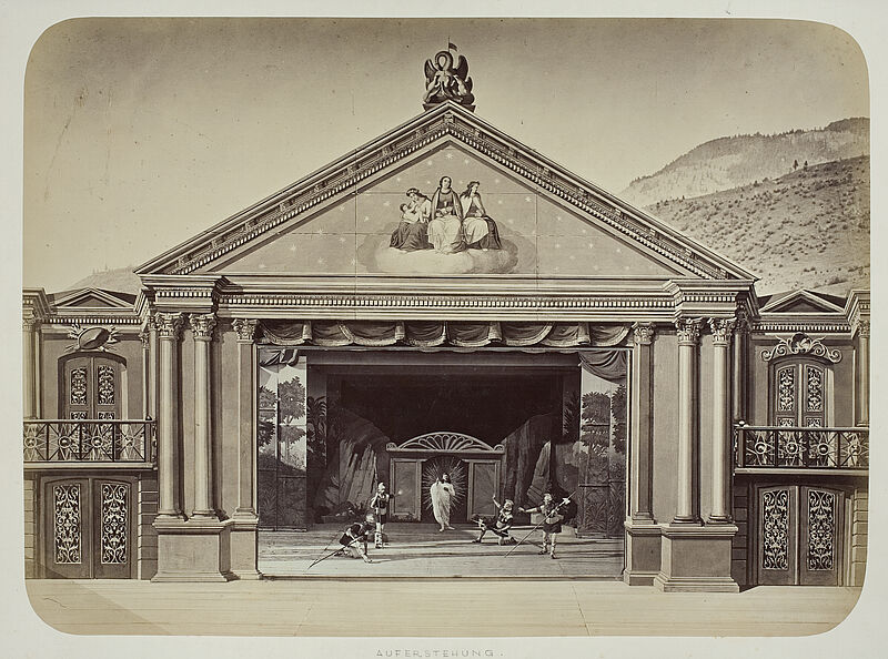 Joseph Albert, Oberammergauer Passionsspiel: Auferstehung Jesu, 1870