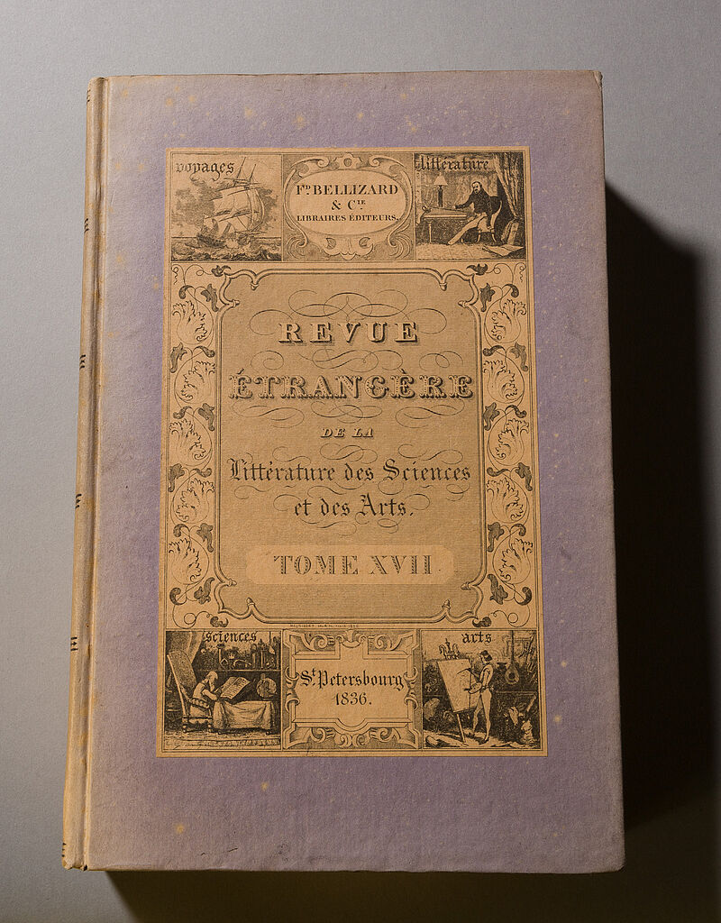 Zeitschrift: Revue Étrangère de la Littérature, des Sciences et des Arts, St. Petersburg, 1836, 5. Jg., Bd. 17, Januar bis März, Januar bis März 1836