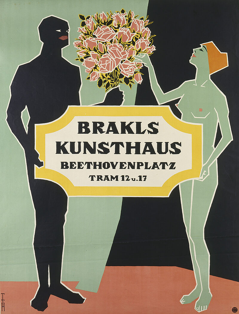 Thomas Theodor Heine, „BRAKLS KUNSTHAUS / BEETHOVENPLATZ / TRAM 12 u. 17“ (Originaltitel), 1913