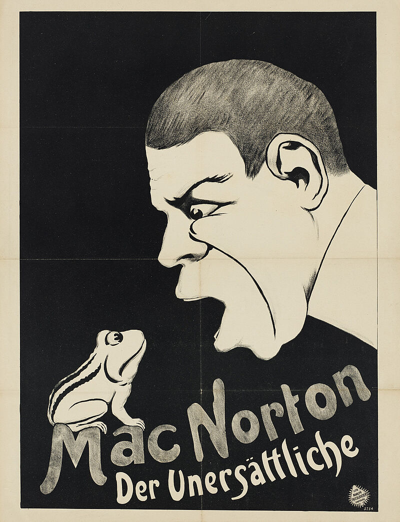 Fa. Lith. Adolph Friedländer, "Mac Norton - Der Unersättliche" (Originaltitel), um 1912