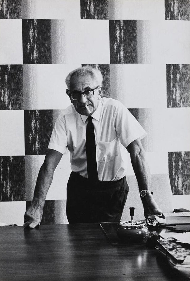 Stefan Moses, Fritz Bauer, Generalstaatsanwalt, Frankfurt a. M., 1965