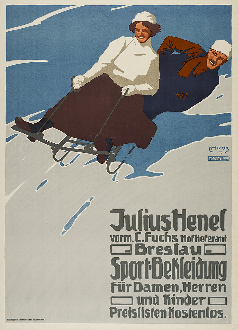 Carl Moos, „Julius Henel / Breslau / Sport-Bekleidung“ (Originaltitel), 1911