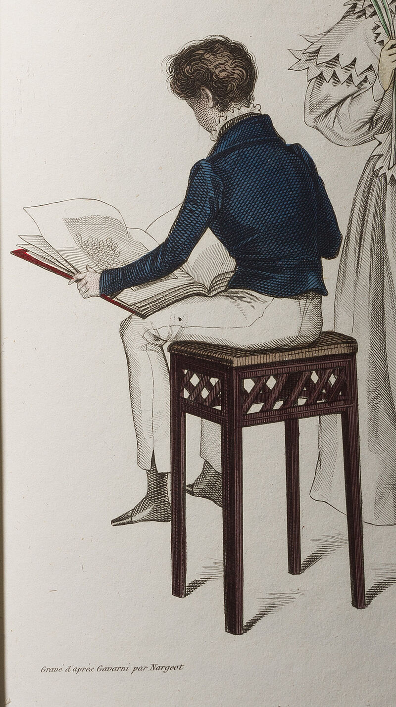Paul Gavarni, La Mode, Revue des Modes, Galerie de Moeurs, Album des Salons, Planche, Paris, 1829 - 1831