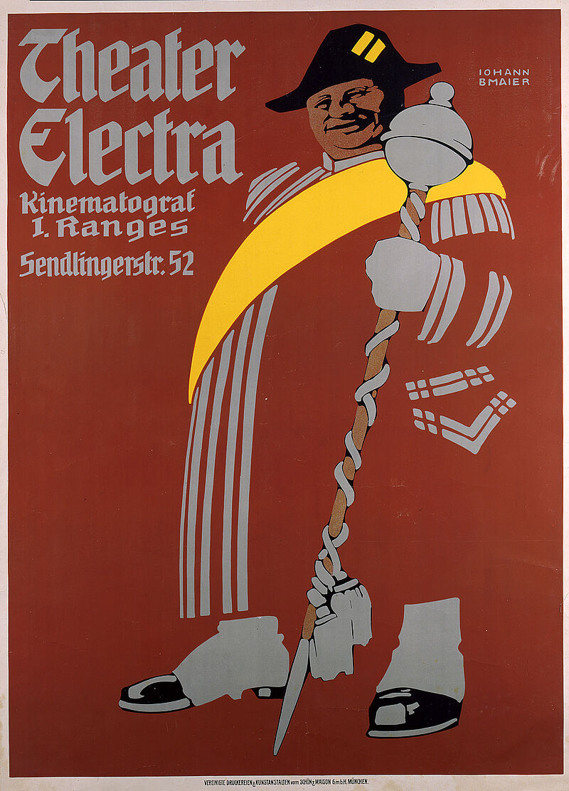 Johann Baptist Maier, „Theater Electra / Kinematograf 1. Ranges / Sendlingerstr. 52“ (Originaltitel), 1908