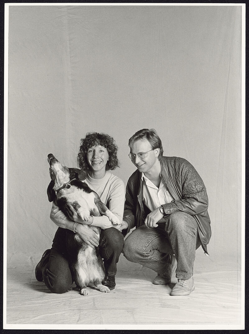 Kerstin Schuhbaum, o. T. (Hunde und ihre Besitzer – Paar), 1989