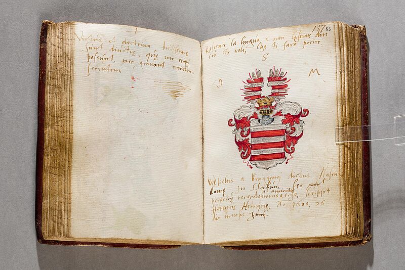 Album amicorum. Stammbuch des Otto von dem Bongart, 1599–1633, überwiegend um 1600