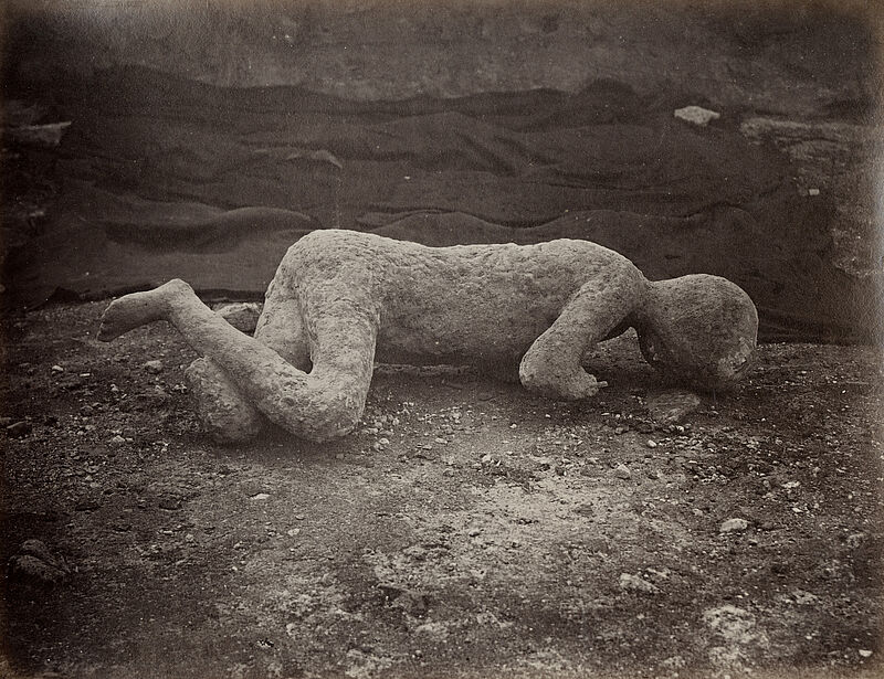 Giorgio Sommer, Impronte Umane, Pompei, No. 1265 (Originaltitel), 1868