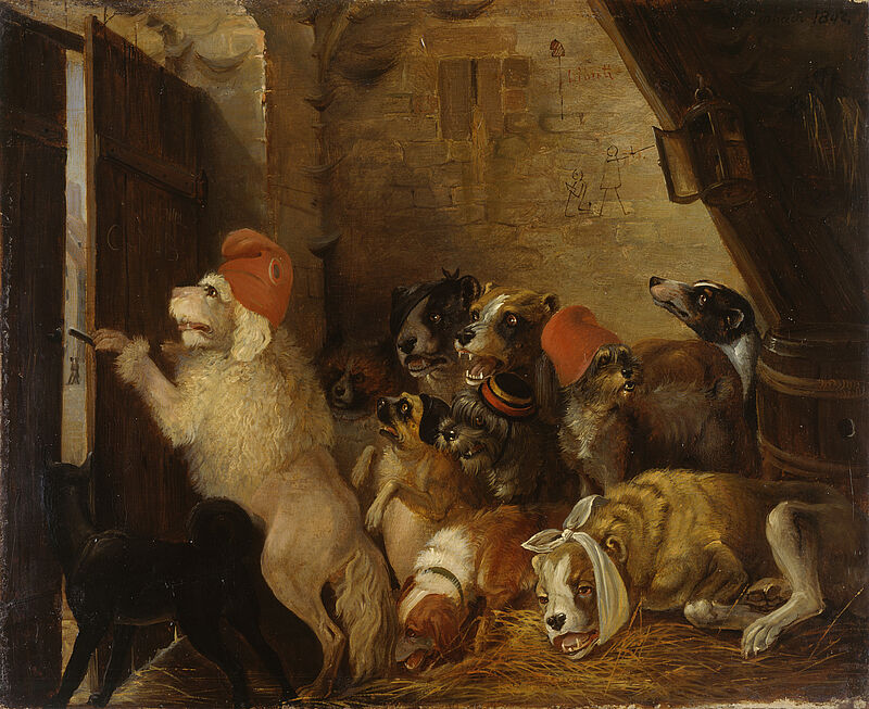 Friedrich Anton Wyttenbach, Die Hunde als Revolutionäre, 1842
