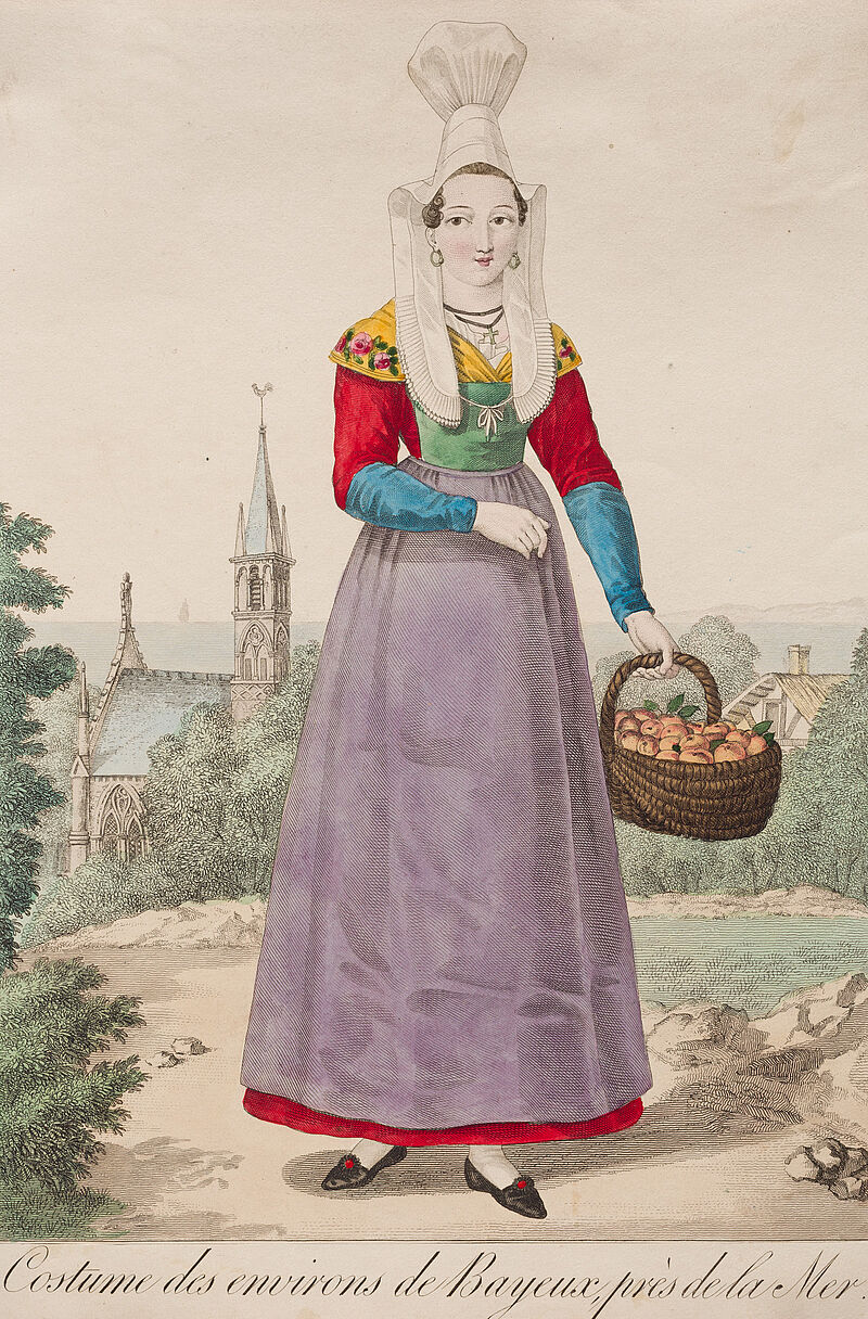 Louis-Marie Lanté, Costume des environs de Bayeux, près de la Mer, ca. 1820