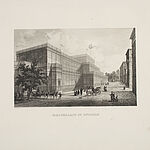 E. Krug, "Glaspalast zu München" – Rückfront, um 1855