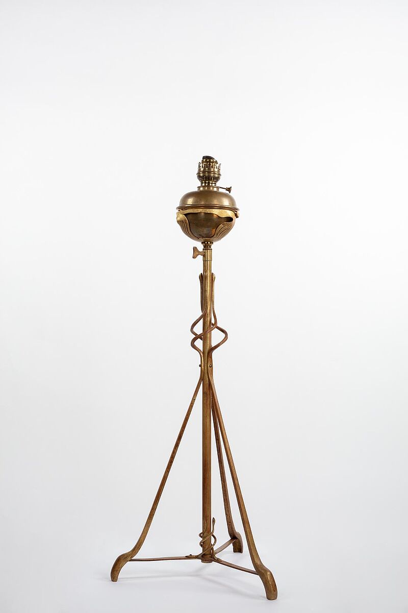 Richard Riemerschmid, Vereinigte Werkstätten für Kunst im Handwerk, Stehlampe, um 1898