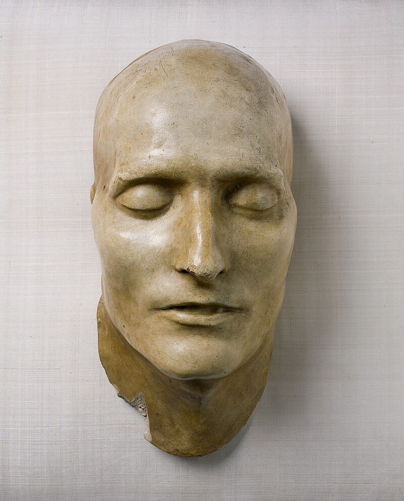 Totenmaske Napoleon Bonapartes, um 1833