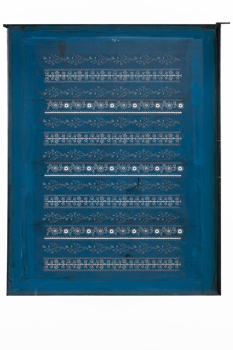 Volkskunsthaus Wallach, Siebdruck-Platten aus den Wallach-Werken in Dachau, 2. Hälfte 20. Jh. 