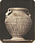 Ludwig Belitski, Vase aus gebranntem Ton, himmelblau mit Gold, aus den Werkstätten der della Robbia, zwei Drittel Naturgröße, 15. Jahrhundert (aus: Vorbilder für Handwerker und Fabrikanten...), vor 1855