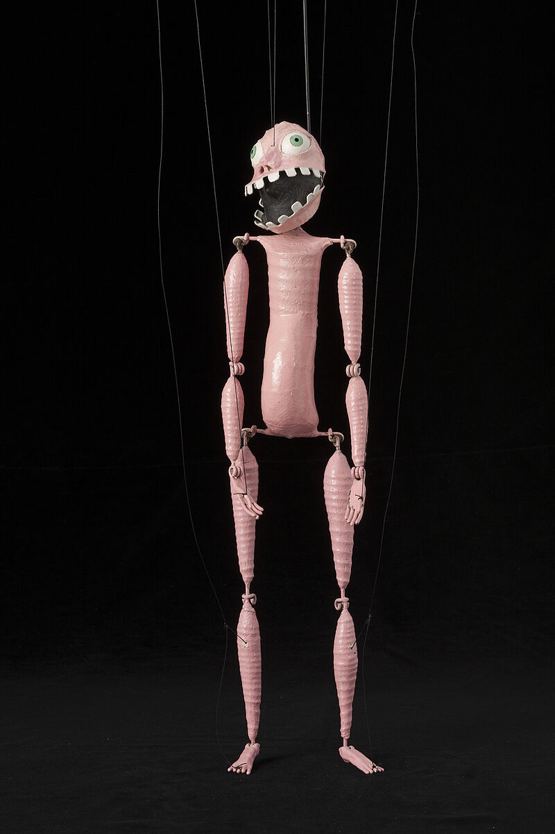 Ben Vornholt, Marionette „rosa Wesen“, 1985