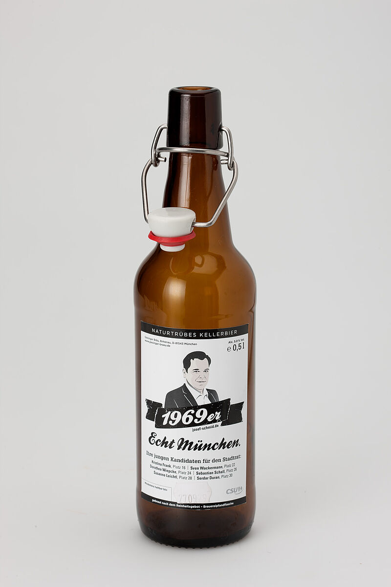 Bierflasche "1969er. Echt München.", 2014