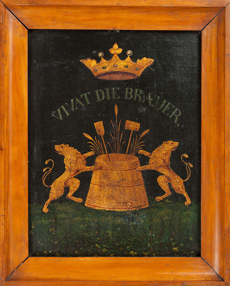 Zunftzeichen der Brauer „Vivat die Brauer“, um 1820