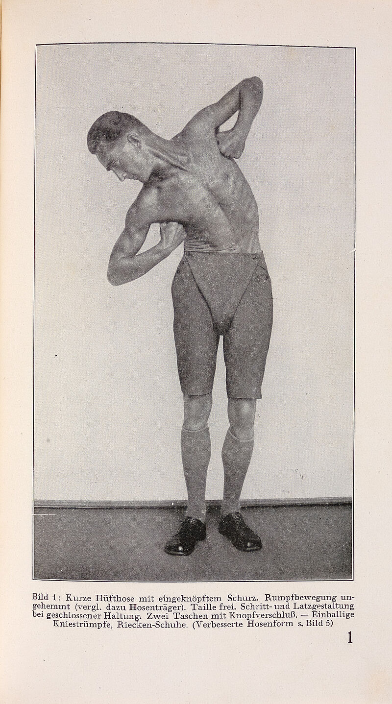 Harald Riecken, Bewegungsfreude und Männertracht, 1929