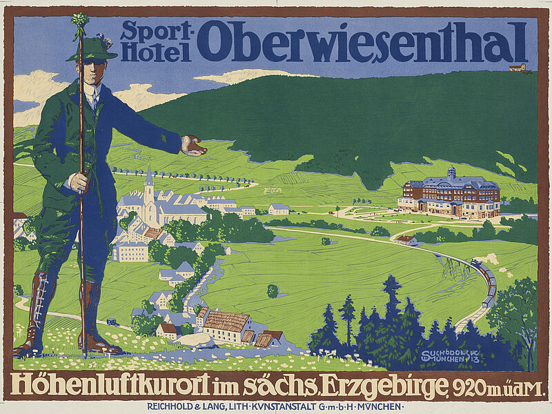 Siegmund von Suchodolski, „Sport-Hotel / Oberwiesenthal / Höhenluftkurort im sächs. Erzgebirge, 920m.ü.d.M.“ (Originaltitel), 1913