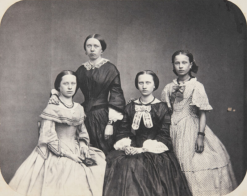 Ludwig Belitski, Familienporträt, 1855–1860
