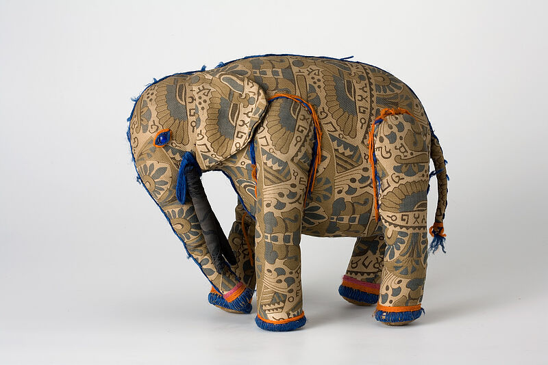 Resi Brandl, Stofftier Elefant, Ende 1920er Jahre