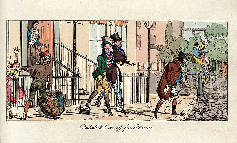 William Heath, Fashion and folly: illustrated in a series of twenty-three humorous colored engravings, ca. 1820