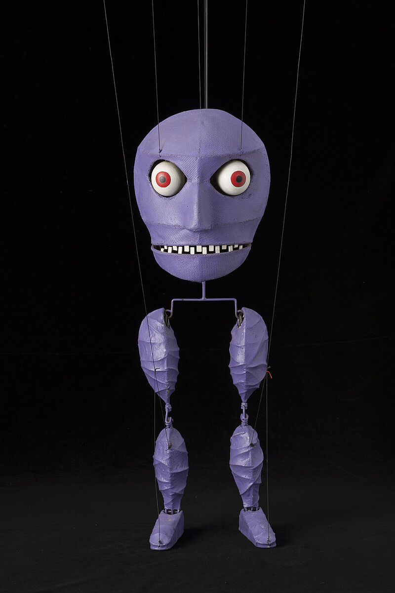 Ben Vornholt, Marionette „violetter Kopffüßler“, 1979