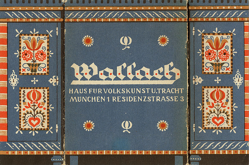 Werbeschrift: Wallach, Haus für Volkskunst und Tracht, München, um 1950