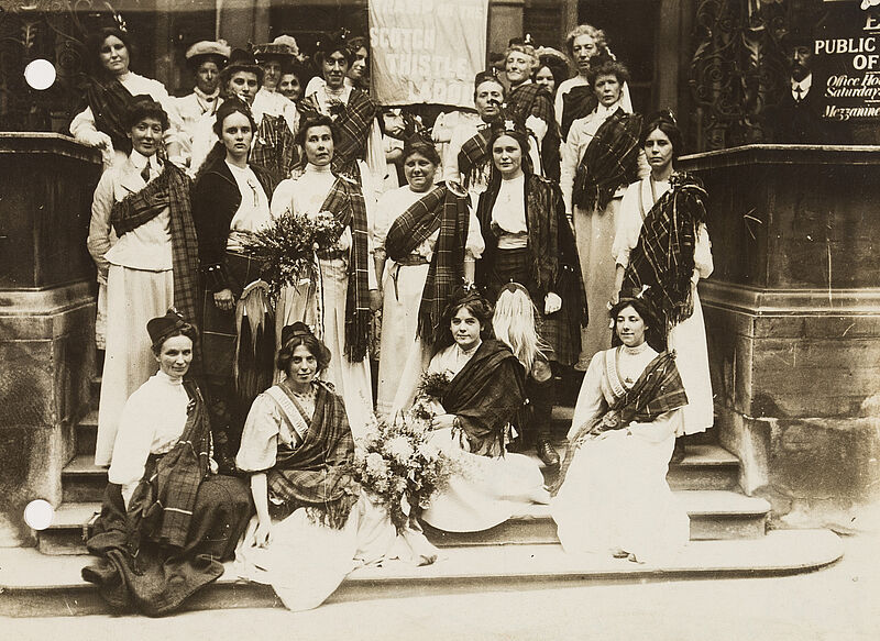 Philipp Kester, Schottische Suffragetten – Nach ihrer Entlassung aus der Haft, 1905