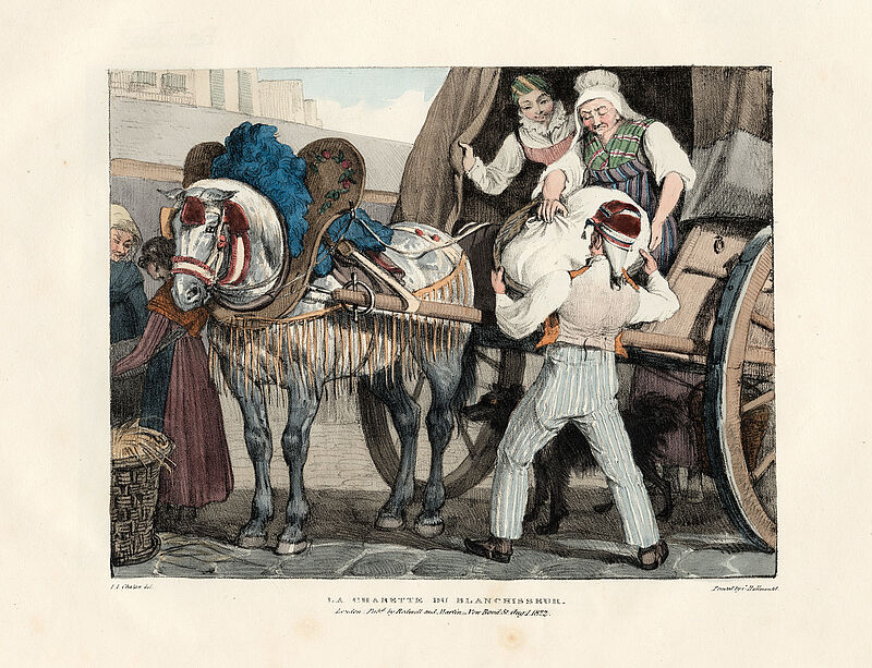 John James Chalon, Twenty four subjects exhibiting the costume of Paris, 1822