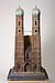 Hermann Lewang, Modell der Turmfassade der Münchner Frauenkirche, 1933