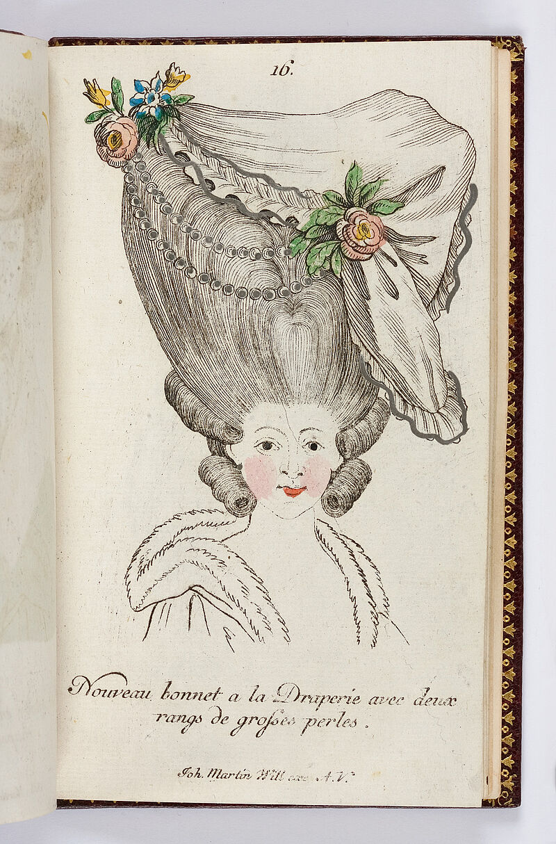Differens Goûts et nouvelles Modes des Coeffures, VI. Theil, um 1780