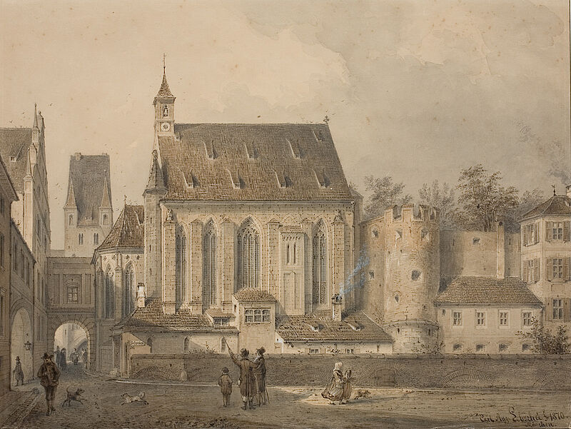 Carl August Lebschée, St. Lorenz-Kapelle, um 1810, 1870