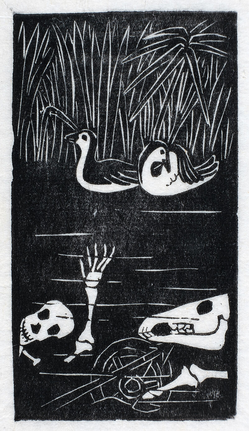 Maria Luiko, Vögel und Tod, um 1935