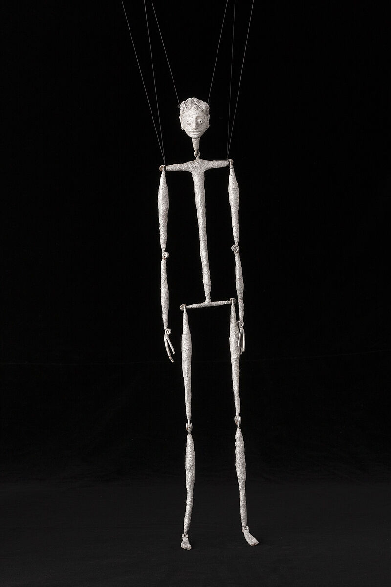 Ben Vornholt, Marionette „Strichmann“ mit vollplastischem Kopf, frühe 1960er Jahre