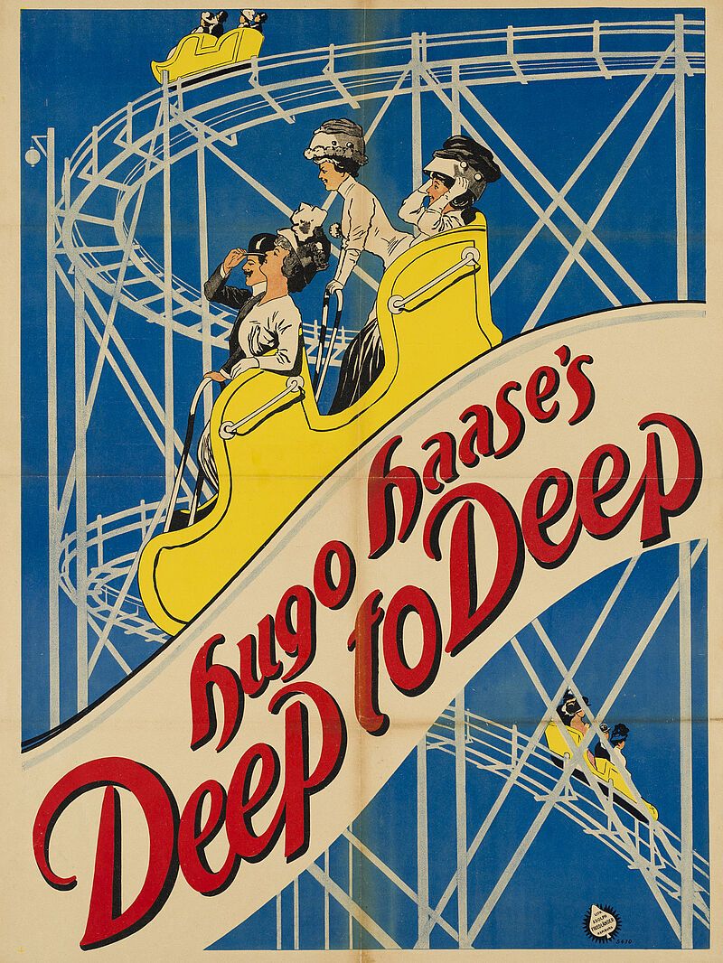Fa. Lith. Adolph Friedländer, "Hugo Haase's A.G. - Deep to Deep" (Originaltitel), um 1911