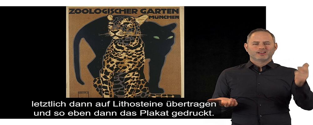 Zoologischer Garten München Werbung Anzeige HohlweinFlamingo Plakatwelt 1193 